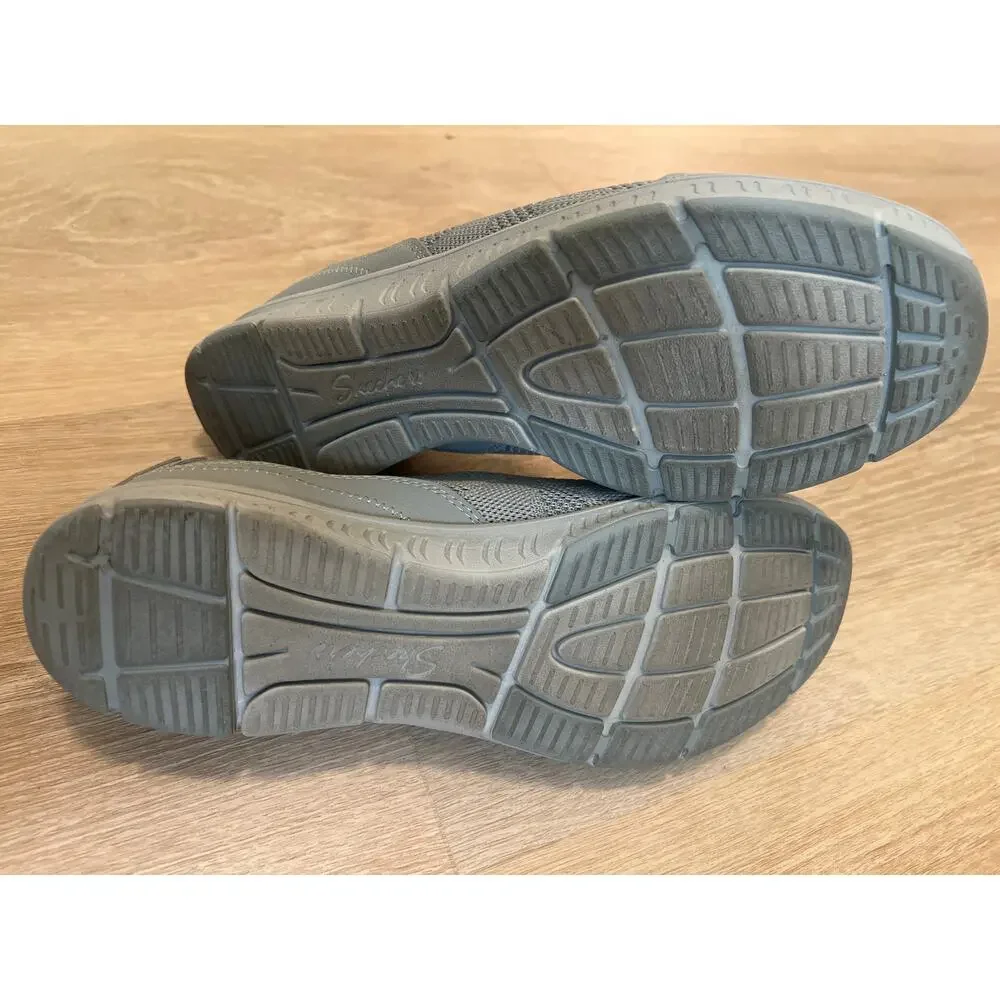 Skechers Woman Be-Cool -My Goals Shoe 100346 Size 8.5 Gray Slip On - Picture 6 of 8